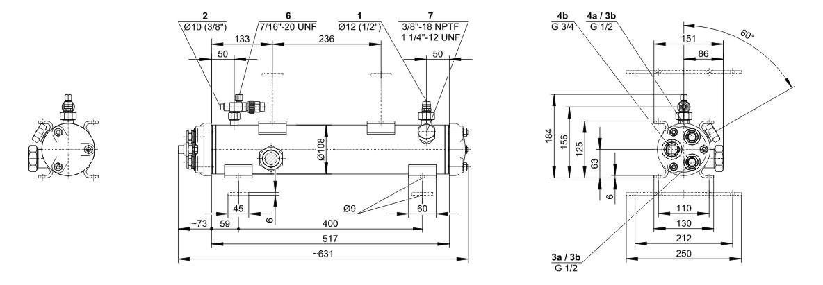 Bình ngưng giải nhiệt nước biển BITZER – K073HB