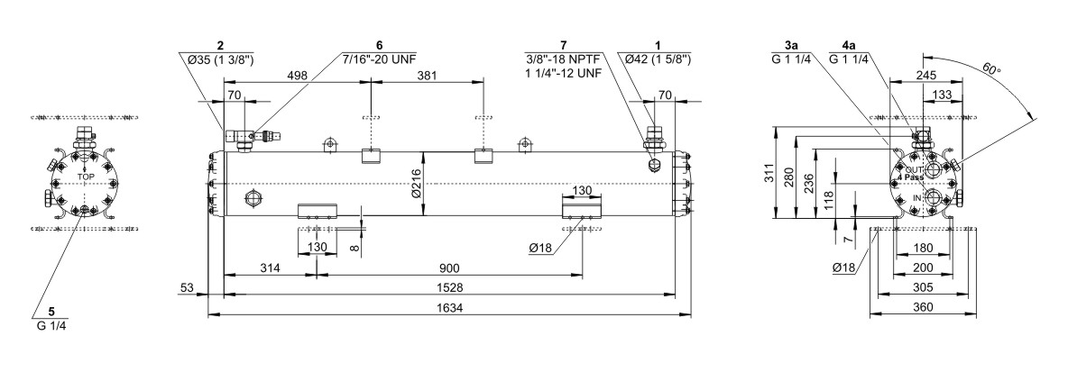 Bình ngưng giải nhiệt nước BITZER – K1053H