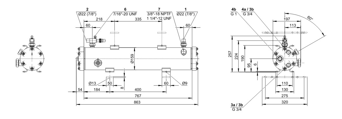 Bình ngưng giải nhiệt nước BITZER – K283H