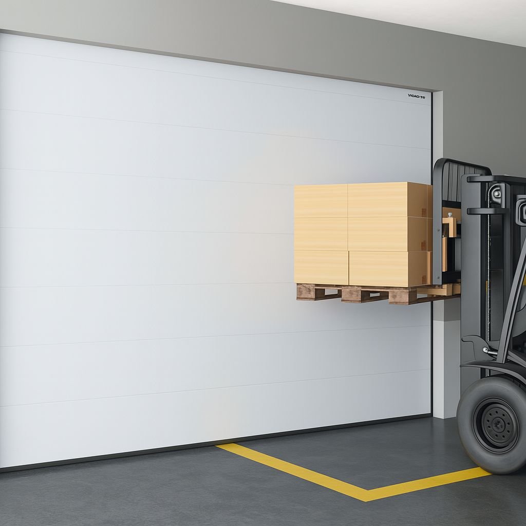 Cửa trượt trần kho lạnh Doorhan ISD ThermalPro