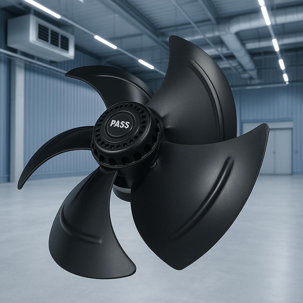 Quạt dàn lạnh MAER đường kính cánh 350 mm 220V – YDWF74L47P4-422N-350A – Không lồng quạt