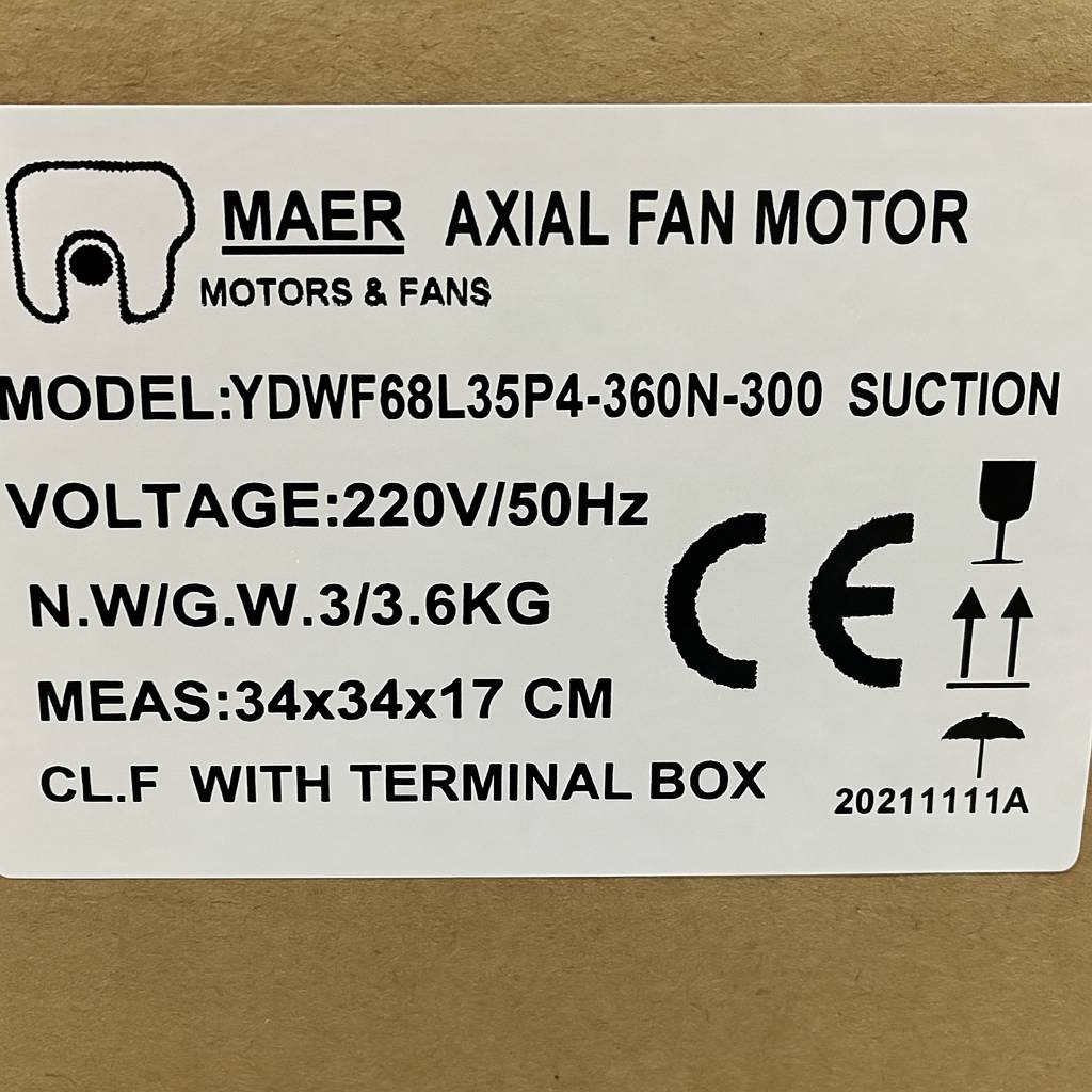 Quạt dàn lạnh MAER YDWF68L35P4-360N-300