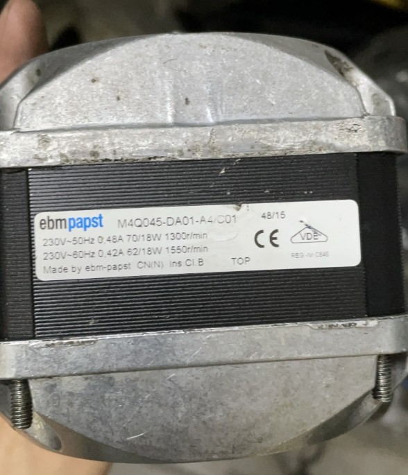 Motor quạt EBMPAPST 18 W – M4Q045-AD01-A4