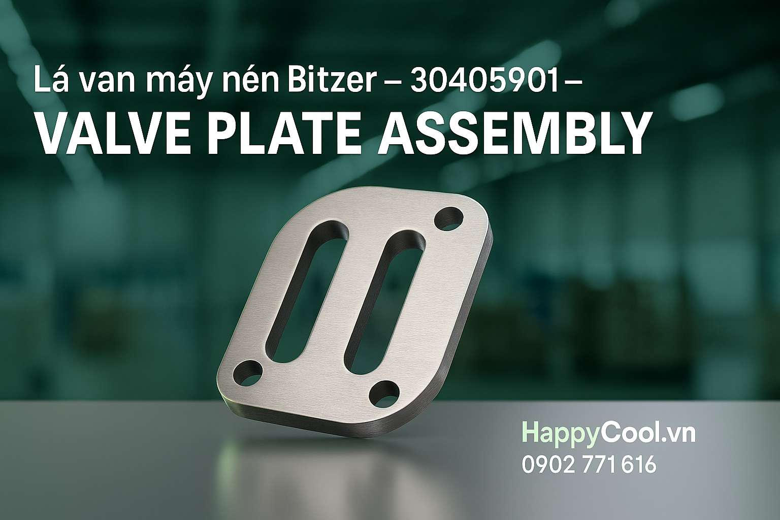 Lá van máy nén Bitzer – 30405901 – Type Valve Plate – Dùng cho máy nén mã 2EC/4EC