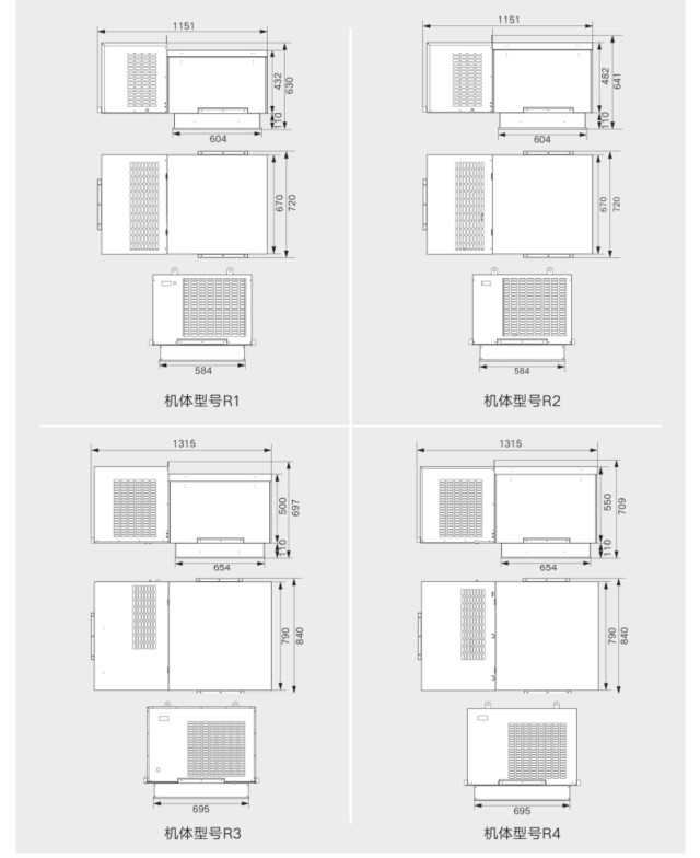 Thông số kỹ thuật cụm lạnh monoblock AR1 Thermojinn