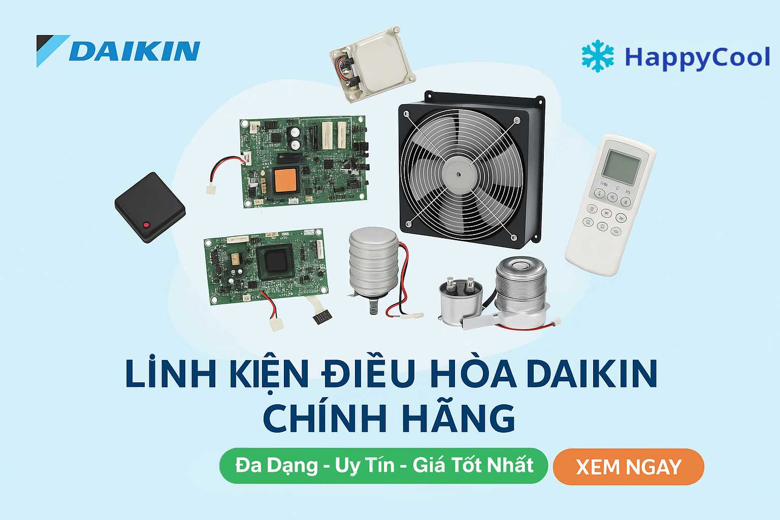 Linh kiện điều hòa Daikin chính hãng